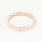 1.32 CT Oval Shaped Moissanite Full Eternity Wedding Band 2